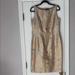 Ann Taylor vintage gold dress